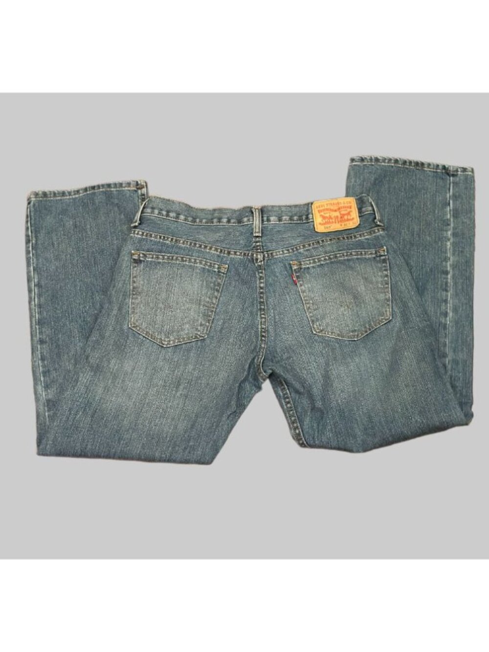 Levi’s 569 Loose Straight Jeans Men’s 32x30 Measures 34x29 Faded Blue Denim 2013 - Picture 2 of 15